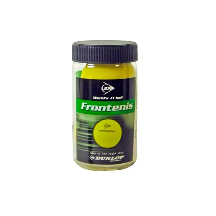 DUNLOP Bote de 2 Pelotas de Frontenis para entrenamiento y competición, máxima calidad, pelotas frontenis, bote con 2 pelotas - 1