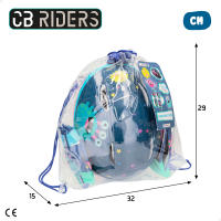 CB Riders - Kit protección casco, rodilleras y coderas Ride & Roar - details 6