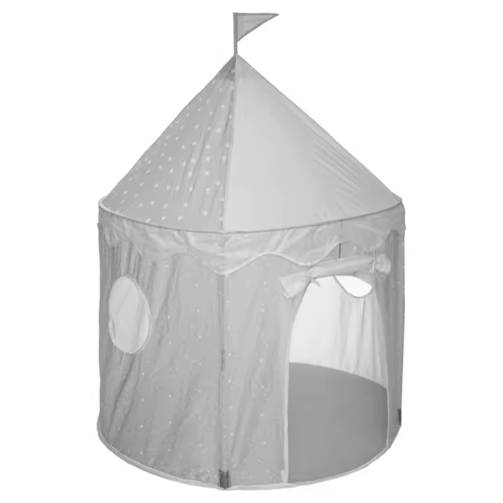 Atmosphera Tienda de Campaña Infantil Pop Up Castillo Gris 100x100x135cm - 1