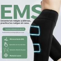 High Waist Shorts Yoga Pants Con Estimulador Muscular EMS Ultimate 8 Modos 19 Niveles De Intensidad Presoterapia Butt Lifter Fitness Pantalones De Cintura Alta Para Mujer - details 2
