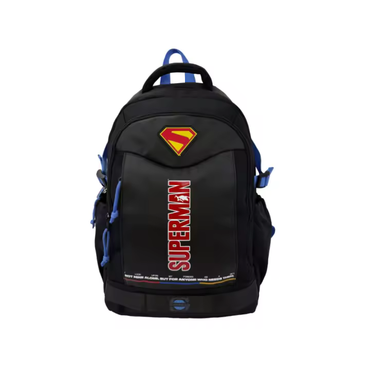 Mochila 2 Compartimentos Superman Black 43 Cm 83288 - 1