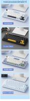 Teclado Mecánico De Juego AULA F75 OEM RGB Personalizable Con Switches Hot-swap PBT 75% 80 Teclas Bluetooth 5.0/2.4G Wireless/Wired - details 9