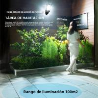 Lámpara Solar Exterior IP65 108 COB Con Sensor Y Control Remoto 3 Modos De Iluminación Luz De Seguridad Para Jardín Patio Camino - details 5