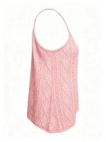 Chaleco De Verano Para Mujer Nuevo Jacquard Hueco Suéter Tejido Sin Mangas Moda Transpirable Casual Top Para Mujer - details 15