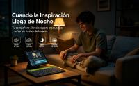 Teclado Inalámbrico Bluetooth SODANY Español (Ñ) con Soporte Tablet y Móvil. Doble Conexión, Silencioso, Ultrafino - details 3