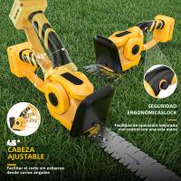 Podadora De Arbustos Eléctrica Portátil 2 En 1 Para Jardín Y Césped Sin Cable Compatible Con Batería Dewalt 20V Hoja De 22 Cm - details 1
