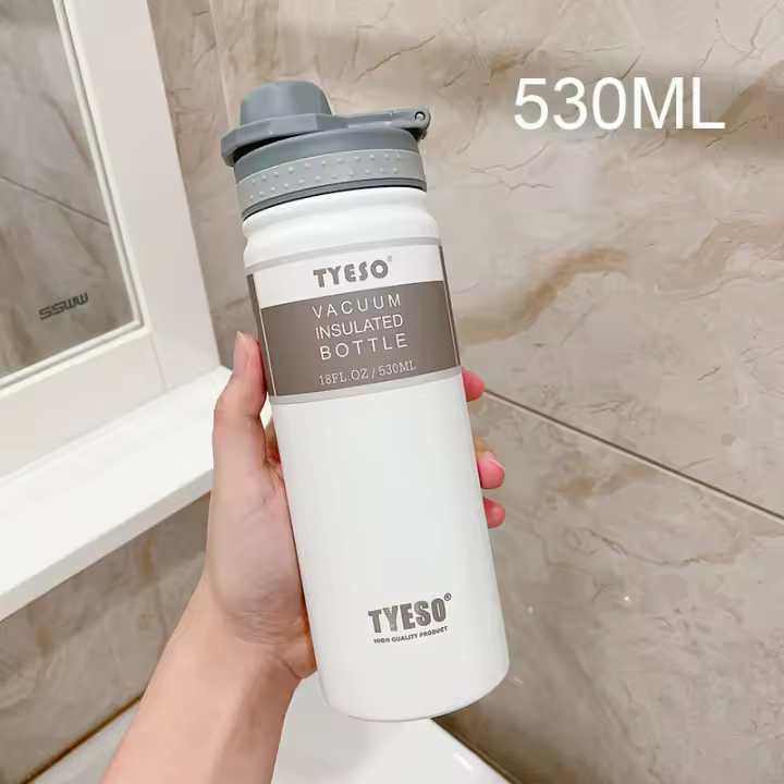 Botella Térmica De Acero Inoxidable 530ML Tyeso Taza Térmica De Viaje Termo Deportivo Para Café Con Aislamiento Térmico Insulado Para Mujeres - 1