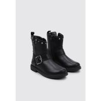 Geox J ECLAIR GIRL K Botas Planas Niña Negro - details 1