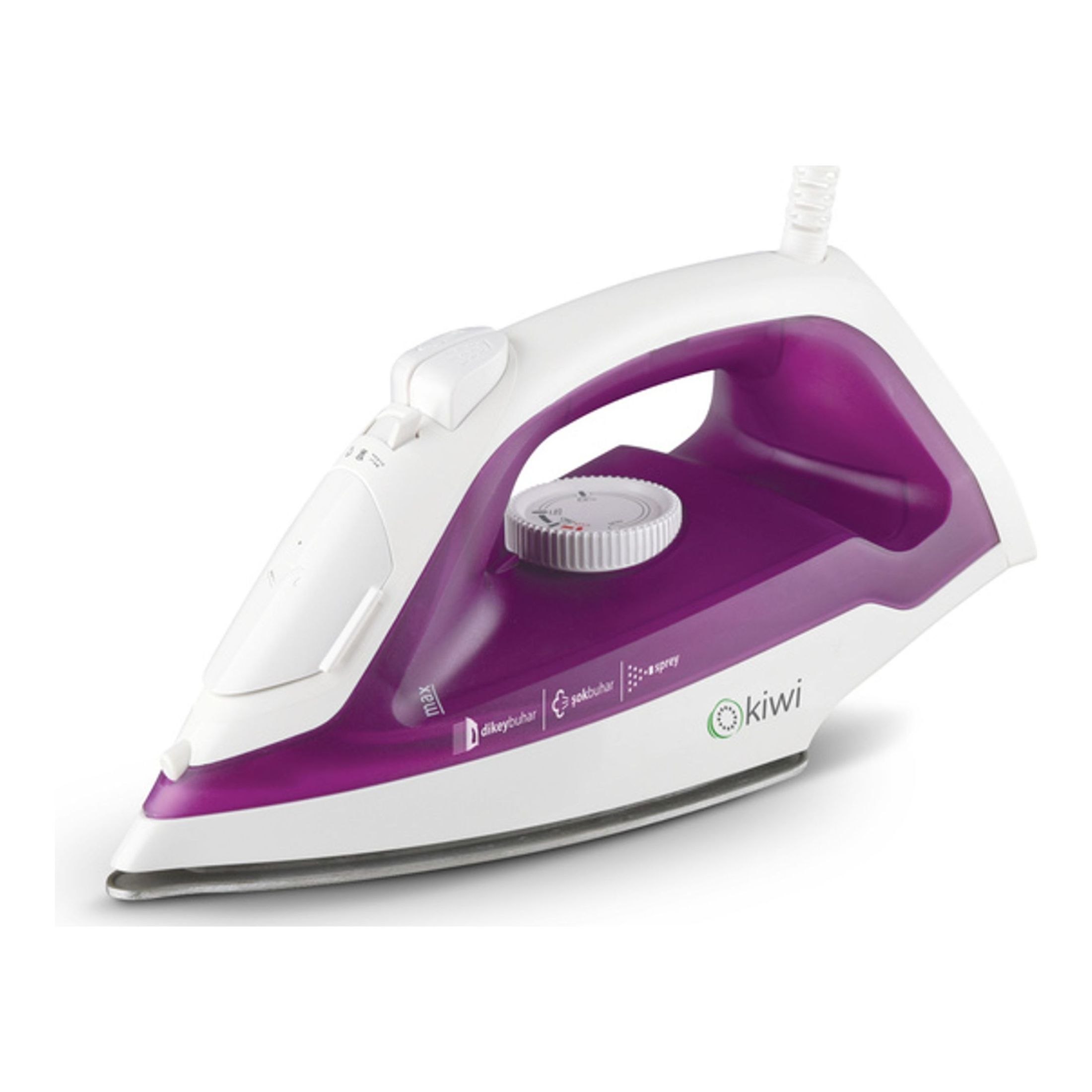 Kiwi - Plancha de Vapor de 1600W - Eficiente y Potente para Resultados Profesionales, Duradera