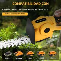 Podadora De Arbustos Inalámbrica De Mano 2 En 1 1500RPM Para Jardín Y Césped Compatible Con Batería DE-Walt 20V MAX - details 5
