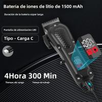 Cortadora De Pelo Cosoul Compacta Con Pantalla LED Ajustable Y Gran Capacidad De Batería Trimmer De Barba Eléctrico - details 2
