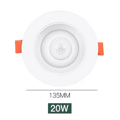 Lámpara Spot LED Inteligente Con Sensor De Movimiento PIR 5W 10W 15W 20W Para Entrada Pasillo Sala De Estar Escalera Almacén Luz De Techo Para Hogar Moderno - 1