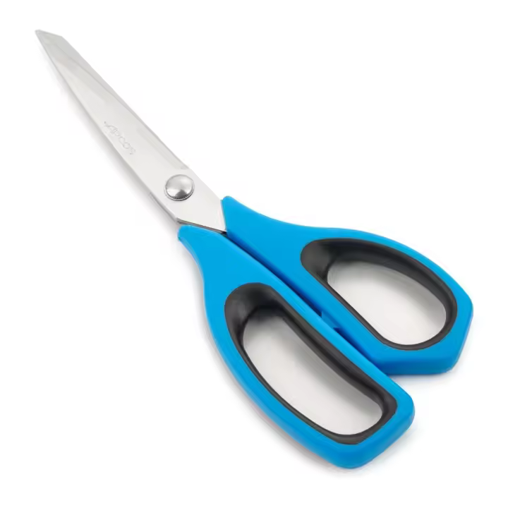 Arcos Tijeras cocina Acero Inoxidable. Estas tijerase utilizan para cortar,eparar y rebanar diferentes tipos carne. Mango polipropileno y Hoja 235 mm. Serie Prochef. Color azul. - 1