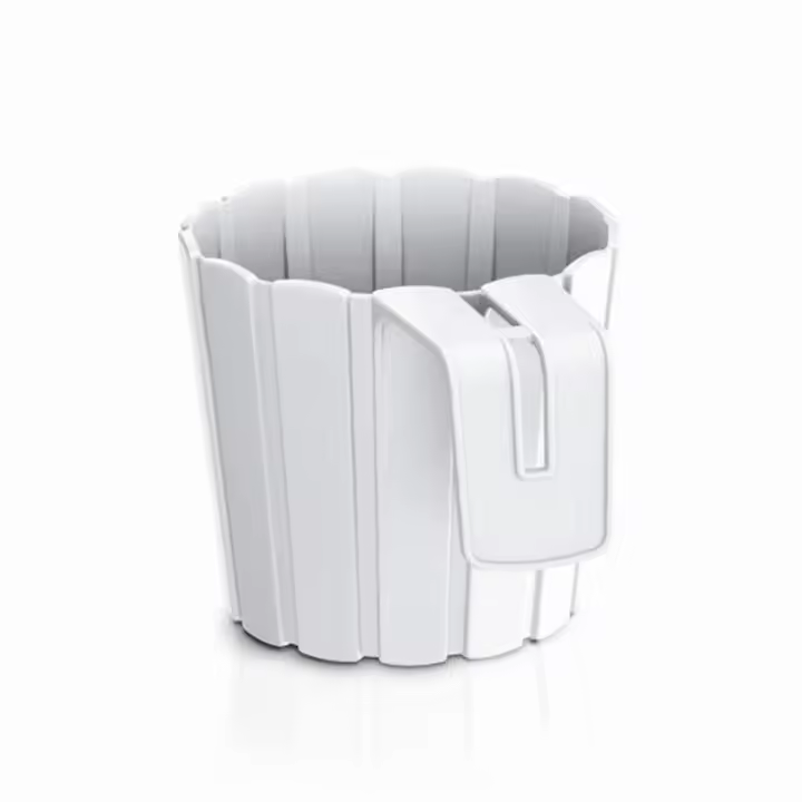 Prosperplast Maceta BOARDEE HOOK 1,4L. Gris Piedra con Gancho para Barandillas - 1