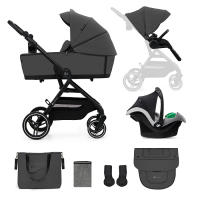 Kinderkraft Yoxi | Carrito bebé 3en1 con capazo grupo cero y silla - details 0