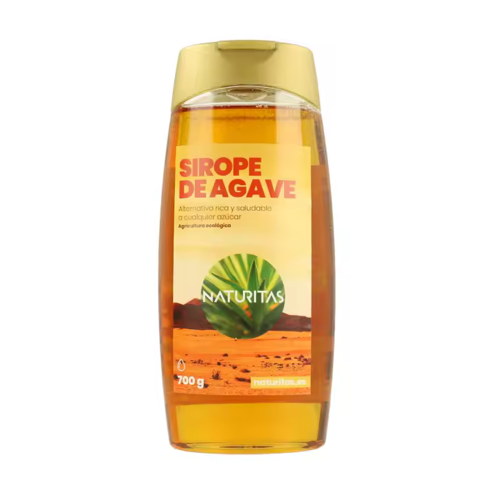 Sirope de Agave bio 100% Puro con Antigoteo 700 g NATURITAS Prebiótico Bajo índice glucémico Alternativa al azúcar - 1