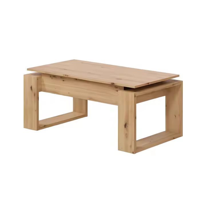 MESA CENTRO ELEVABLE 45X105X55 CM ROBLE NODI - 1