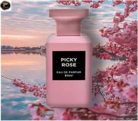 Perfume Árabe Fragrance World Picky Rose Mujer 80ml, fragancia floral con rosas, notas orientales y sensualidad - details 3