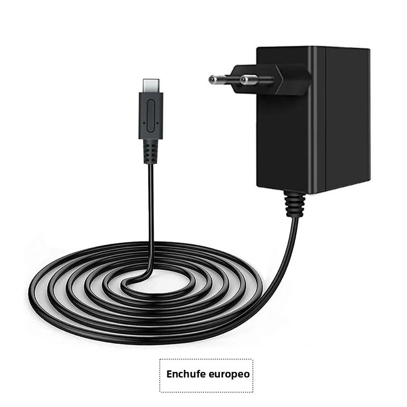 Adaptador De Carga AC Para Nintendo Switch OLED De DATA FROG Con Cable USB Tipo C Compatible Con Consola De Juegos EU/US Plug