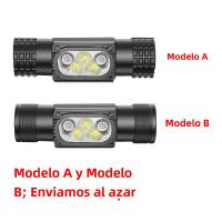 Linterna Frontal UV LED Mini De Alta Potencia 395nm Luz Blanca Y Morada Tipo-C 18650 Torcha Frontal Multifuncional Impermeable Para Camping Pesca Caza - details 0
