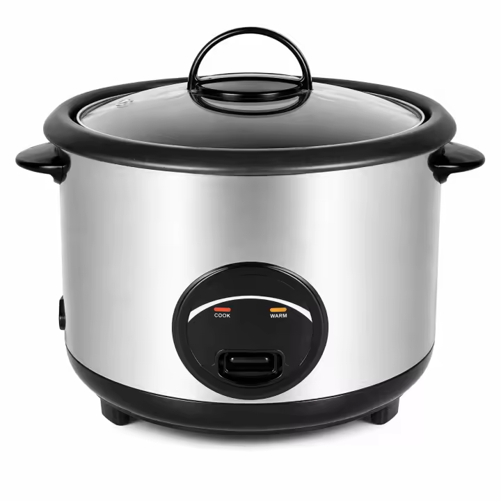 Olla Arrocera Eléctrica 1.8L 700W Antiadherente | Cocción Automática + Función Mantener Caliente | Incluye cuchara y vaso medidor - 1