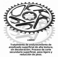 GOLDIX Cadena De Bicicleta 3mm Desplazado 8 Tornillos MTB Cadena De 36T 38T Para SRAM AXS FORForce 8-Nails 10 11 12 Velocidades Aleación De Aluminio Para Bicicletas De Montaña Y Carretera - details 5