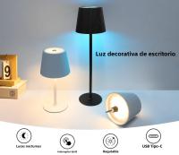 Lámpara De Mesa LED Neón Flamenco USB Regulable 3 Colores/RGB Para Dormitorio Estudio Luz De Vino Incluida Sin Pilas - details 4