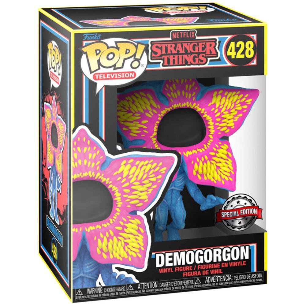 Figura pop stranger things open face demogorgon black light