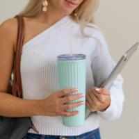 Flamingueo Vaso Termico - Taza Termo Acero Inoxidable Termo Cafe Para Llevar Bebidas Frías 24h y Calientes 10h Taza con Tapa 0,8 Litros - details 4