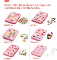 Libro De Actividades Montessori Para Bebés Juguetes Educativos Portátiles Fomentan Los Habilidades De Mano-Eje Para Niños De 3-6 Años - details 20