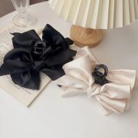 Grande Pinza Para El Cabello Con Lazo Nueva Moda Color Sólido Negro Herramientas De Estilo Para Mujer Y Niñas Accesorios De Cabello - details 9