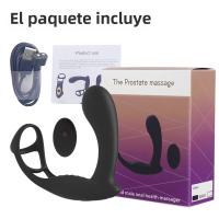 FLXUR Masajeador De Prostata Para Hombres Juguete Sexual Con Anillo Para Pene Y Plug Anal Vibration Dual Control Remoto Inalámbrico IPX7 Impermeable - details 11