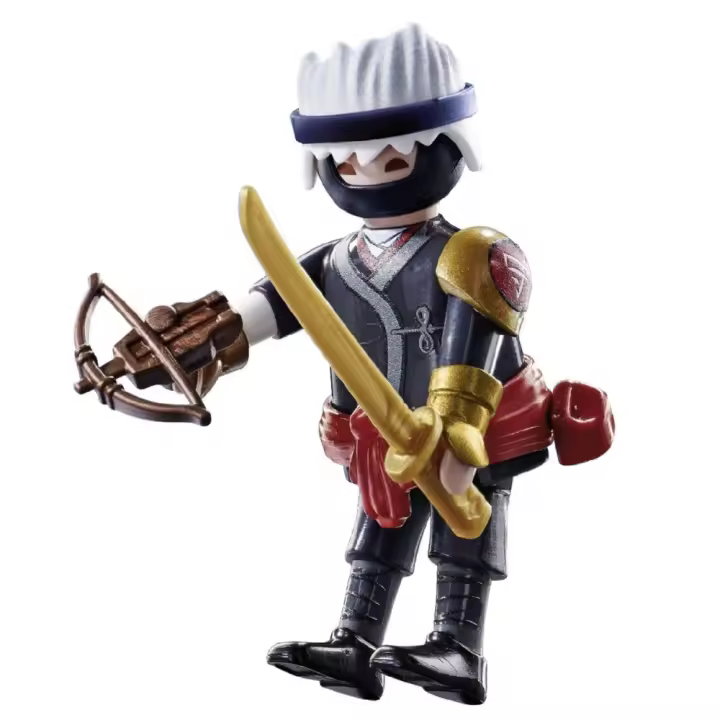 PLAYMOBIL ninja, experto en artes marciales con espada y ballesta (70814) - 1