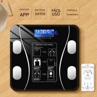 Báscula De Peso Corporal Inteligente BluetoothCompatible Escala Digital Para Baño Con Analizador De Composición Corporal Y App Para Móvil - details 4