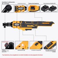 Llave De Atornillador Eléctrico Inalámbrica 50N.m 3/8 Pulgada Herramienta De Reparación De Coche Para Batería Makita 18V - details 2