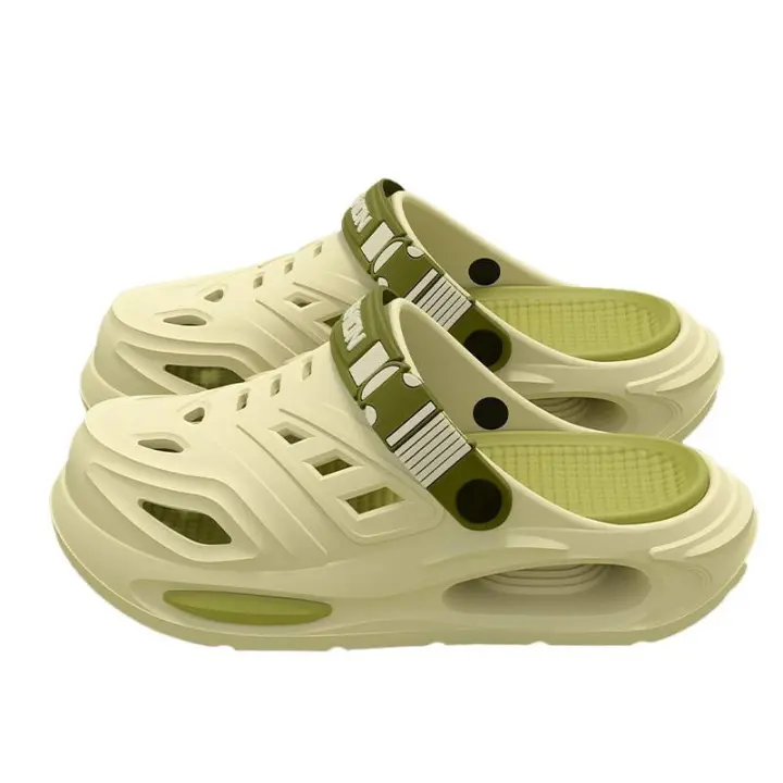 Zapatillas De Verano Para Hombres Con Soporte De Arco Antideslizante Suela Suave Resistente Al Desgaste Transpirables Y Odoríferas Para Uso Exterior - 1