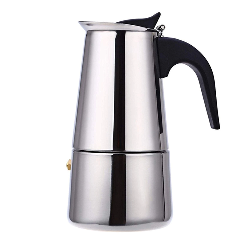 Cafetera de acero inoxidable para uso en el hogar, Cafetera italiana Moka, cafetera expreso, cafetera percoladora, herramientas de café para Latte Stovetop,Envio desde España