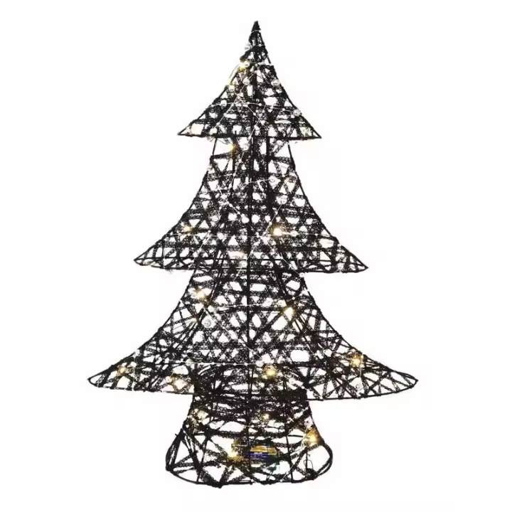 Gerimport Árbol Navidad 30 Leds Blanco Cálido 48 X 40 X 8.5 Cm - 1