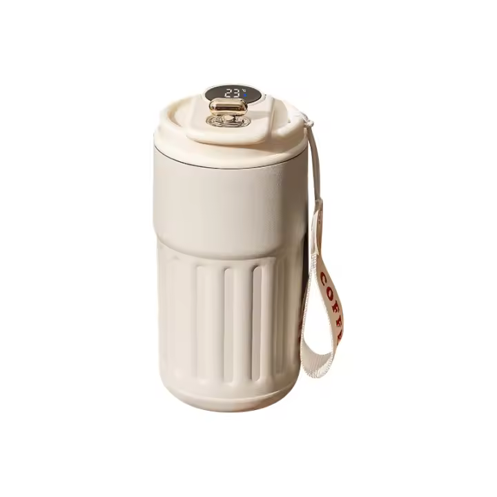 Termo Inteligente 450ml Acero Inoxidable 316 Con Pantalla De Temperatura Termo De Viaje Para Café En Oficina Taza Termal Portátil Para Negocios - 1