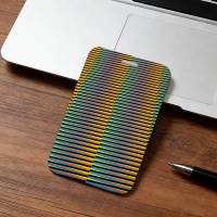 Porta Tarjetas De Identificación Y Crédito Con Ventana Transparente Para Mujer Venezuela Marca Moda Arte Patrón Protector Con Correa Negra Para Regalo Oficina Escuela - details 2