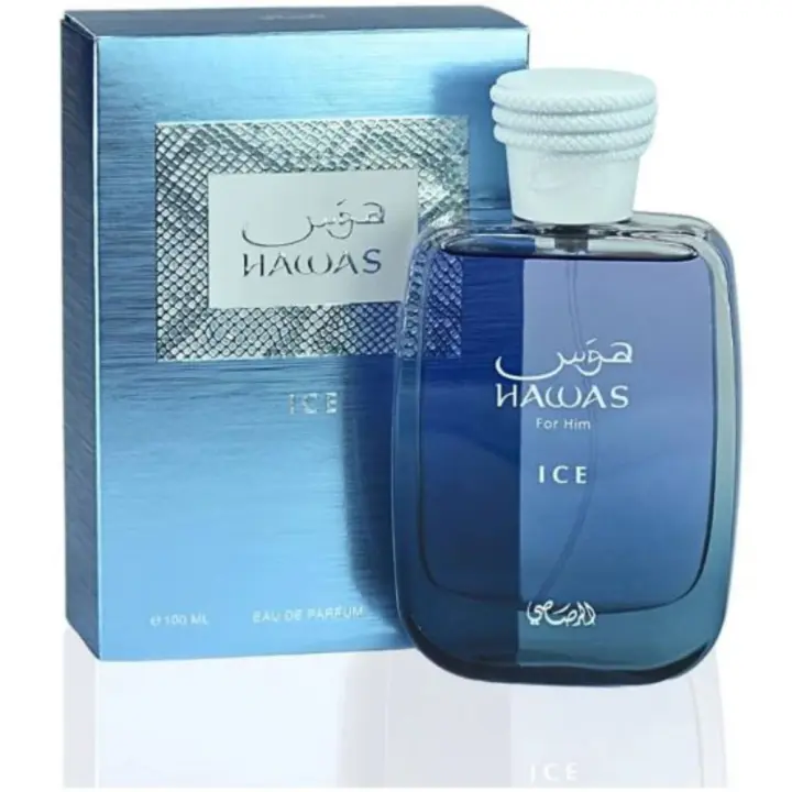 **Rasasi Hawas Ice Hombre EDP 100ml – Perfume Árabe Original, Fuerza y Sofisticación de Lujo** - 1