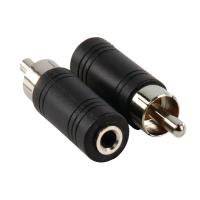 Banner - Adaptador de Audio RCA Macho a Conector Jack Hembra de 3,5 mm, Mono