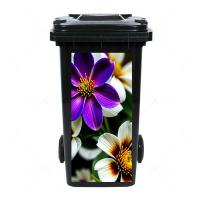 Pegatinas De Papel Tapiz Decorativas Para Basura Con Plantas Y Flores PVC Impermeable 3D Adhesivo Creativo Para Exterior - details 4
