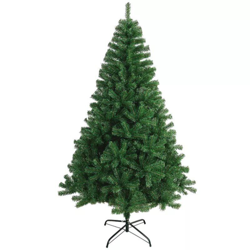 Árbol de Navidad Artificial. Árbol artificial navideño Economico, Árbol de Hoja PET, Árbol verde Navidad, 60cm 90cm 120cm 150cm 180cm 210cm Arbol barato Decoración Hogar, Jardin, Centro Comercial, Restaurante