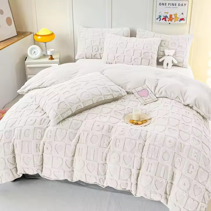 ARISE SHOP- Edredon Borreguillo Invierno para Cama 90/105/-135/150, Reversible Franle Sherpa, Relleno Microfibra, Nórdico Cálido Suave, con Fundas de Almohada 50X70 cm. - 1