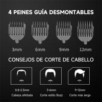 Enchen Cortapelos para Hombre Inalámbrico con Carga USB-C, 90 Minutos de Uso, Afeitadora Eléctrica para Barba, Cabeza y Cuerpo con Indicador LED - details 11