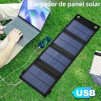 Panel Solar Portátil Flexível Pequeño Y Impermeable 5V USB Para Cargador De Batería Móvil Paneles Solares Plegables - details 4