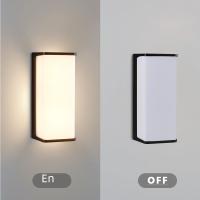 Lámpara De Pared Exterior Moderna LED Impermeable IP65 Para Balcones Jardines C�fes Luz De Porche 110v 220v Instalación Por Montaje Incluye Bombillas - details 8