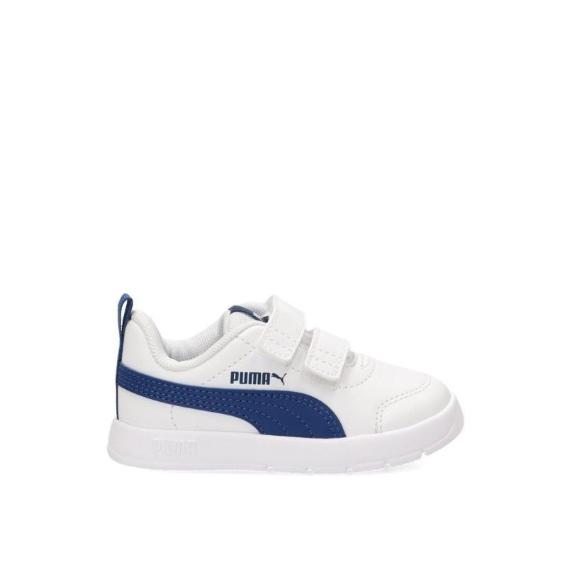 Zapatillas Casual Puma Pristis - Niño - Suela Plana - Modelo 397642 - Color Blanco