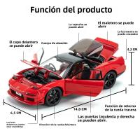 Honda NSX 1:32 Coche De Juguete Educativo Para Niños Con Luz Y Música Abrigo De 5 Puertas Vehículo Miniatura Con Retroceso Pull Toy - details 3